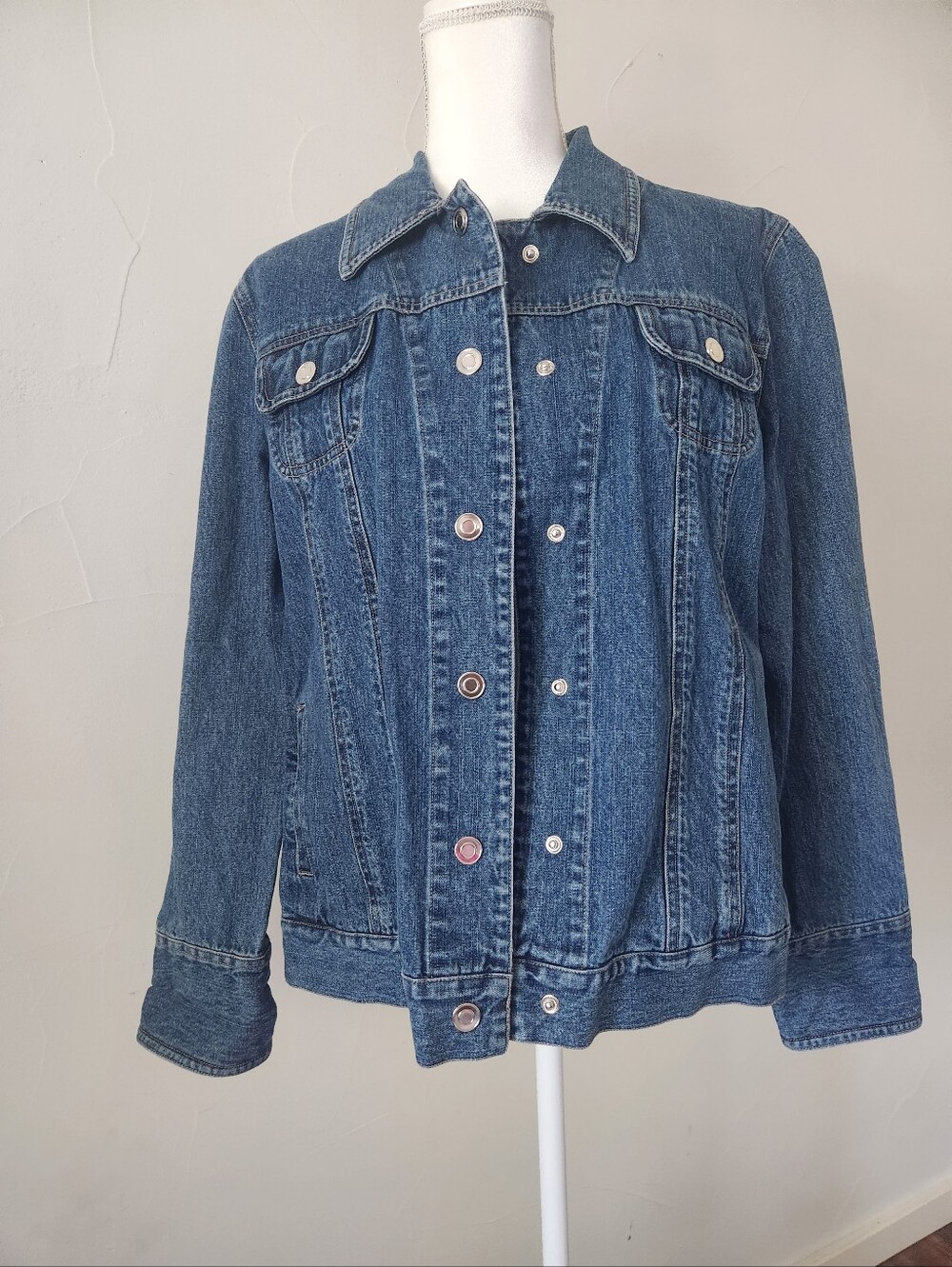 Casual Corner Annex-Classic Blue Denim Jacket
